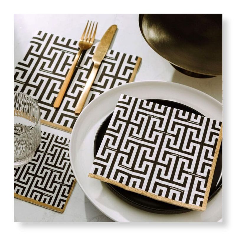Manor Road - Dinner Napkins 40cm