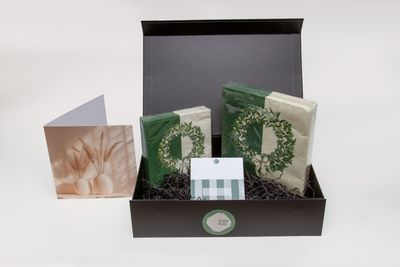 Plush Place Gift Box - Manor Road White Berry Wreath