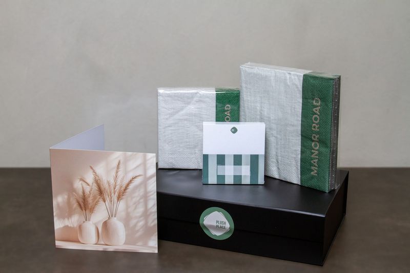 Plush Place Gift Box - Manor Road Colourblock Green