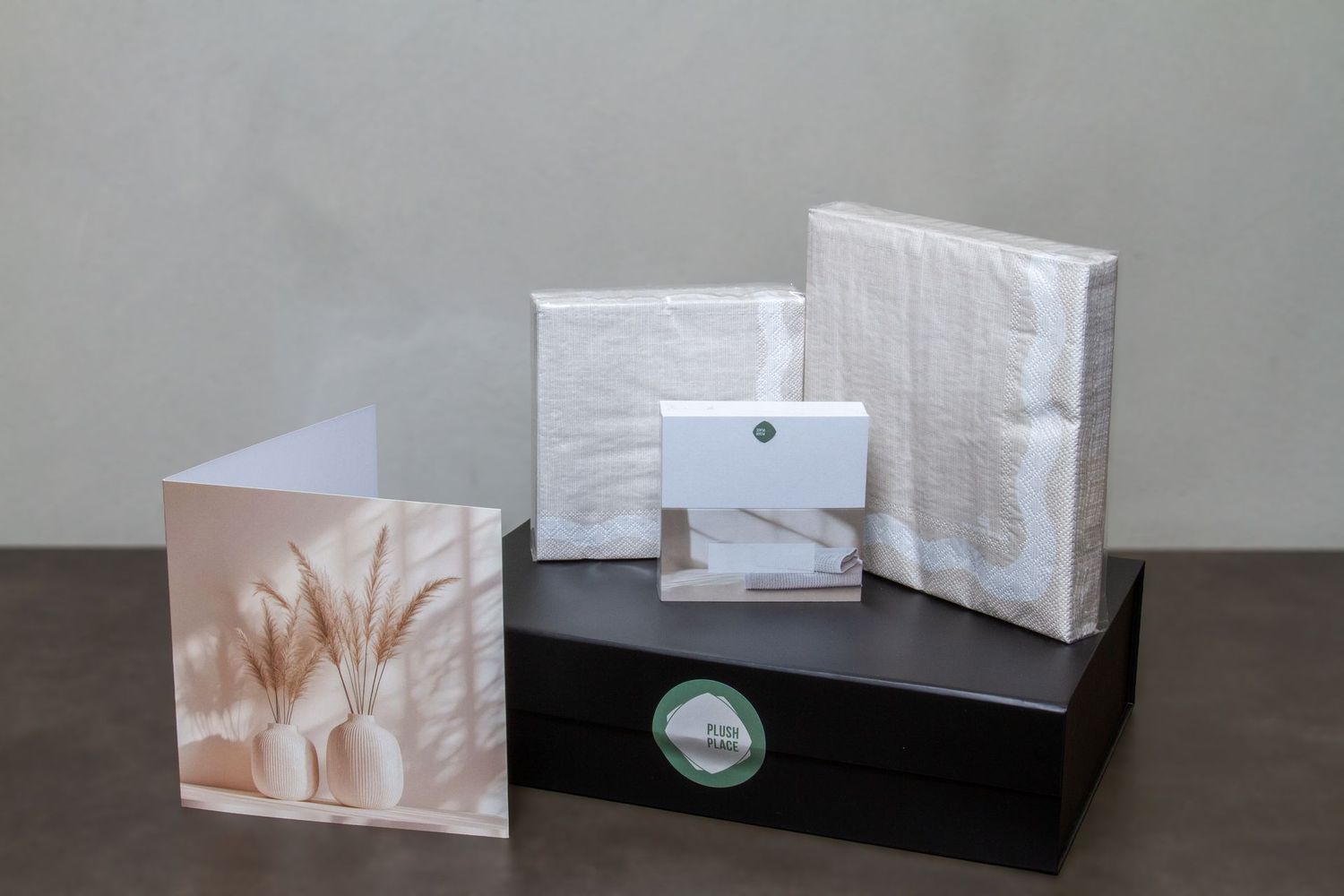 Plush Place Gift Box - Manor Road Linen Wave Beige