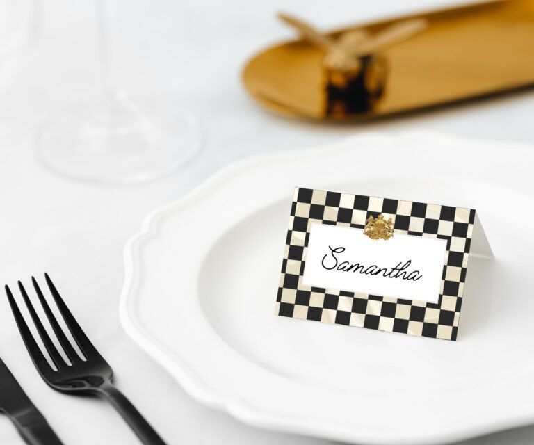 Manor Road Marble Royale - Place Card Settings