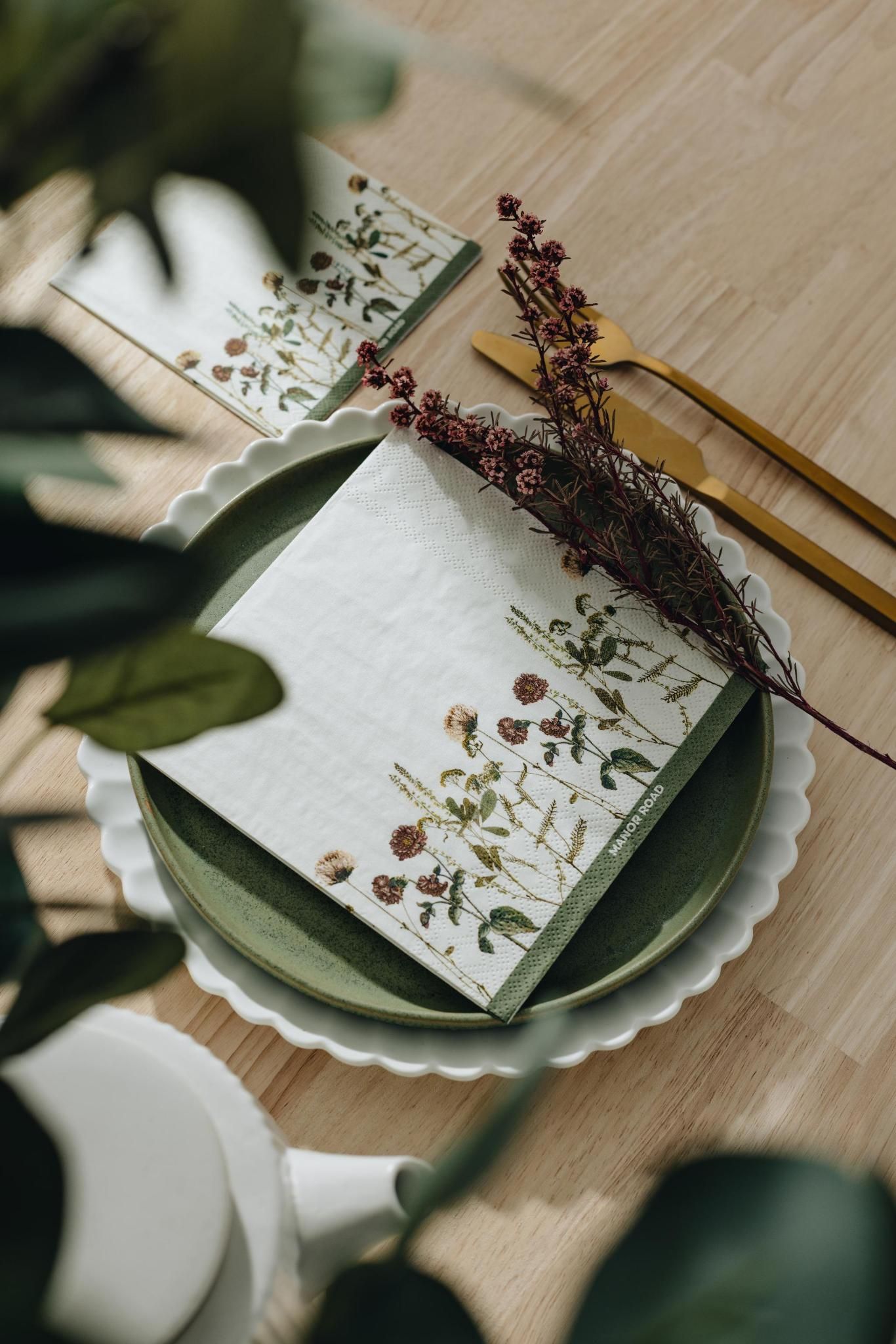 Wildflower Napkins – Cocktail