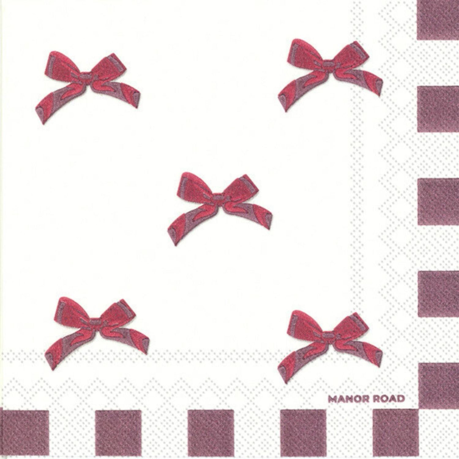 Red Velvet Napkins – Cocktail