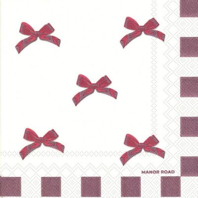 Red Velvet Napkins – Cocktail