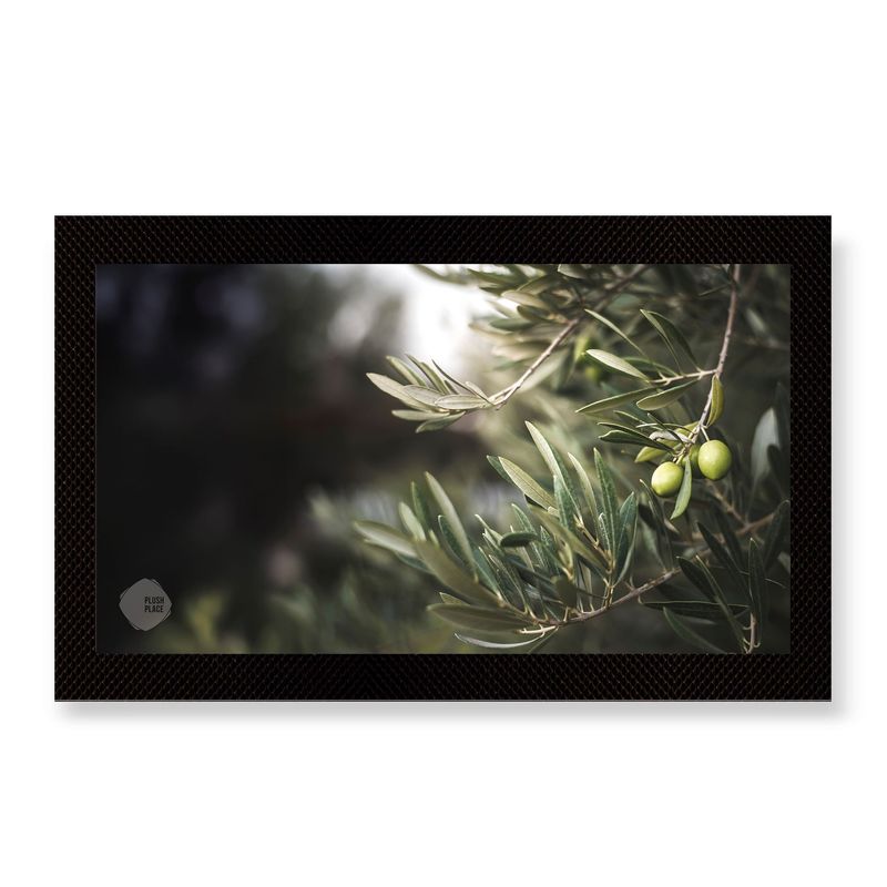 Plush Place Olive Branch - Bar Mat Small