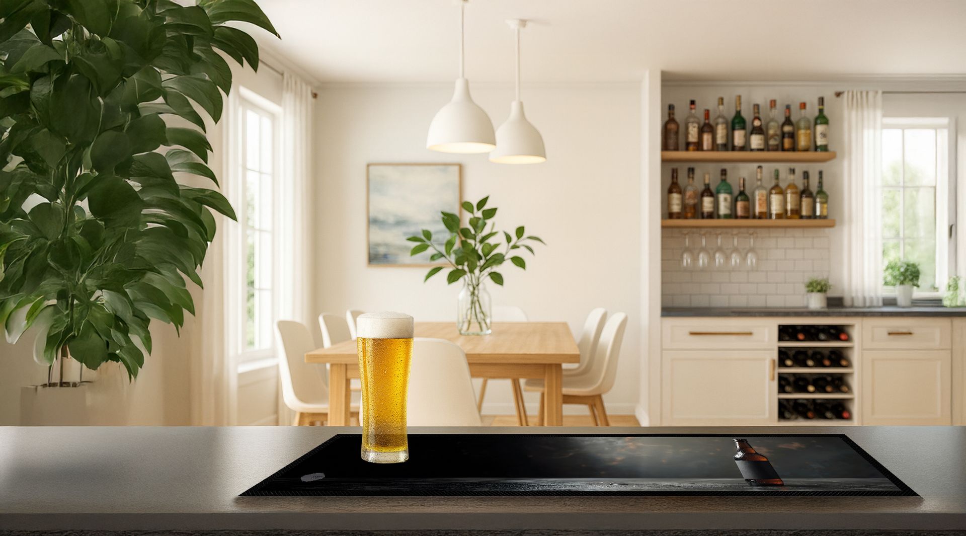 Plush Place Cold Beer - Bar Mat Large