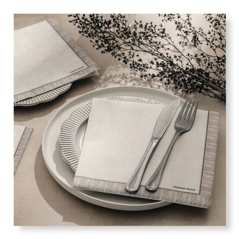 Manor Road - Dinner Napkins 40cm