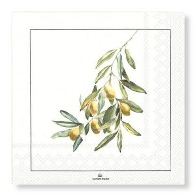 Wild Olives Napkins – Cocktail Wild Olives Napkins – Cocktail