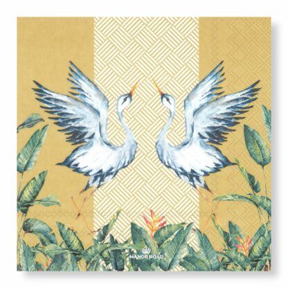 Birds of Paradise Napkins – Luncheon Birds of Paradise Napkins – Luncheon
