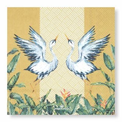 Birds of Paradise Napkins – Luncheon Birds of Paradise Napkins – Luncheon