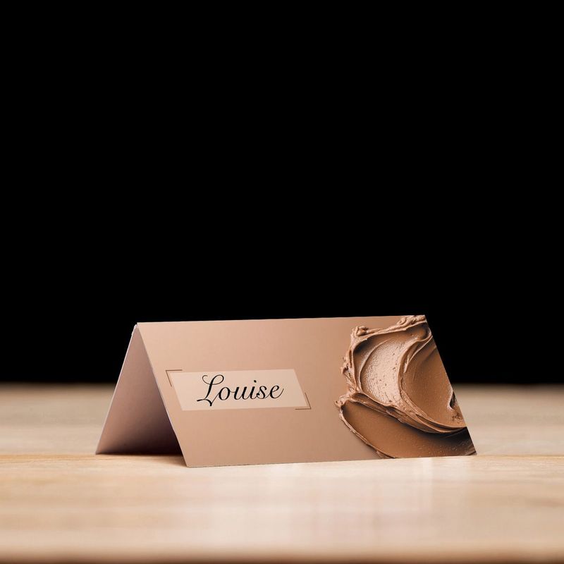 Mocha Mousse - Place Card Settings