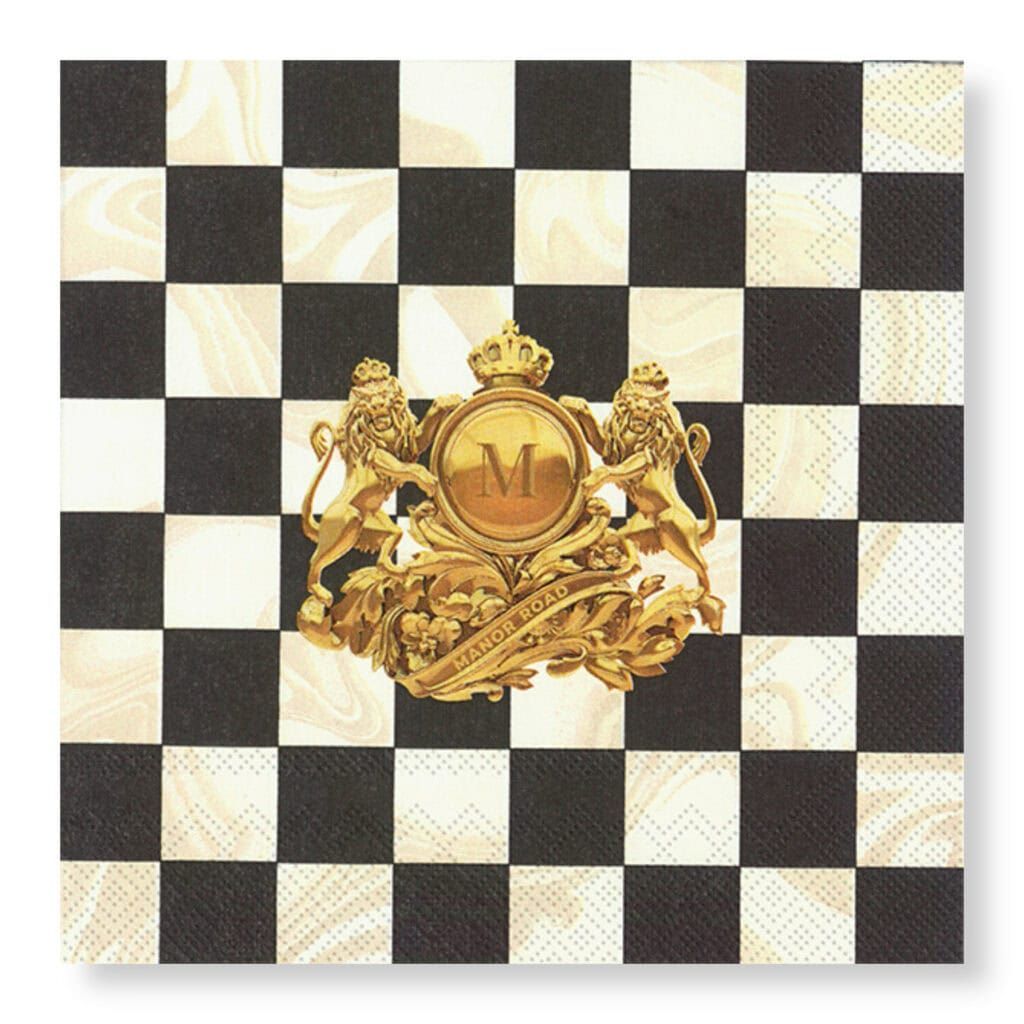 Marble Royale Napkins – Cocktail Marble Royale Napkins – Cocktail