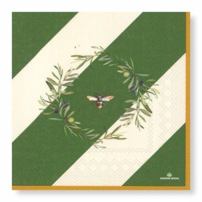 Olive & Bee Napkins – Dinner