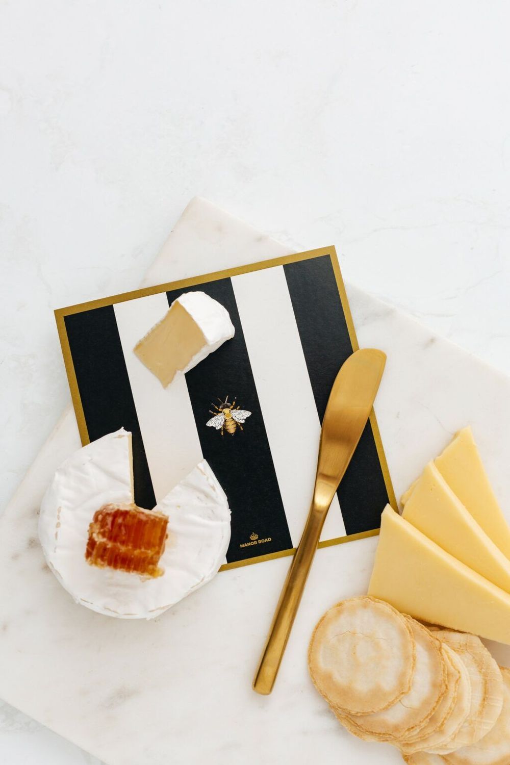 Manor Road Cheese Presentation Cards - The Striped Bee