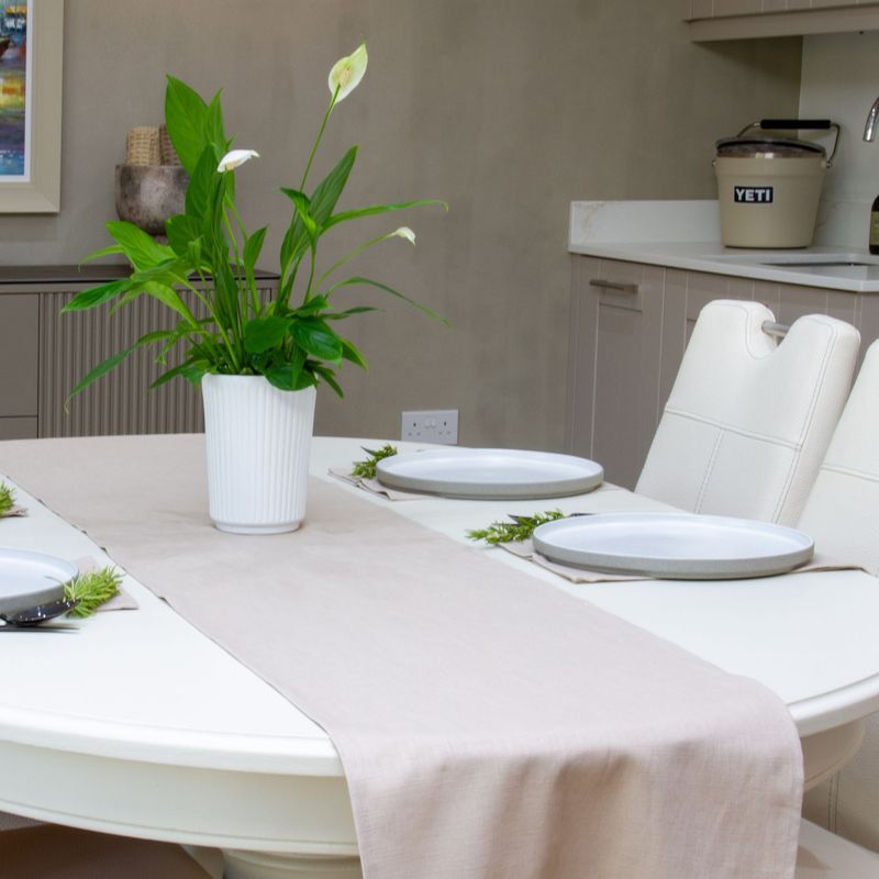 Plush Place 100% Linen Table Runners 2.4mt or 4mt - Made to Order