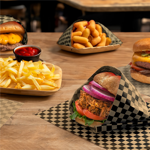 Checkerboard - Gourmet Greaseproof Papers