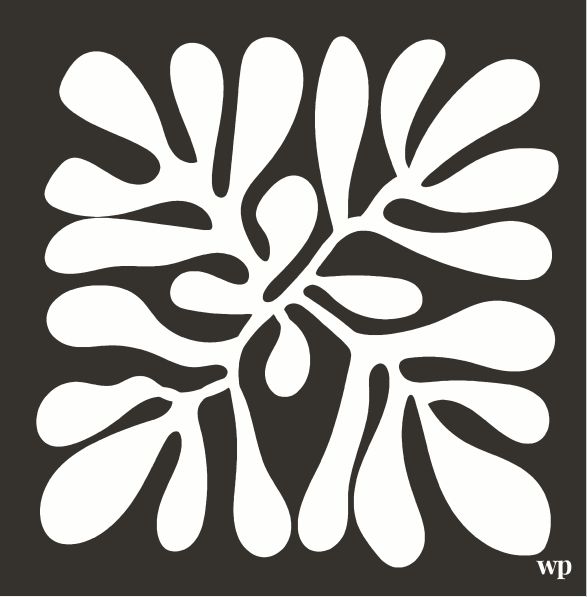 West Park Mono Coral Napkins – Cocktail