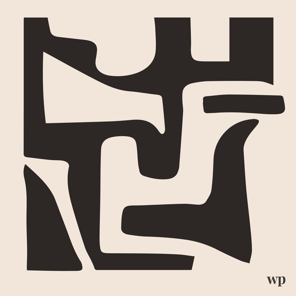 West Park Mono Abstract Napkins – Cocktail