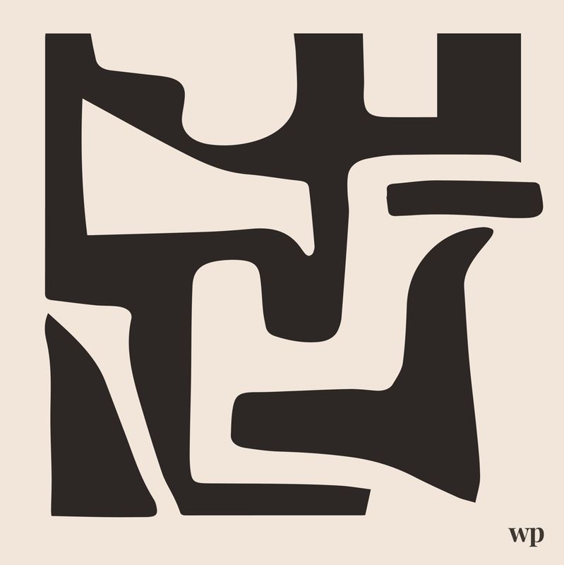 West Park Mono Abstract Napkins – Cocktail