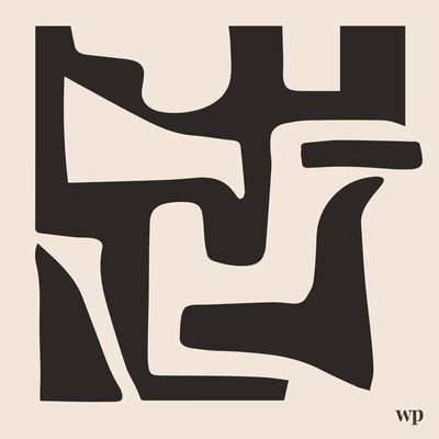 West Park Mono Abstract Napkins – Cocktail