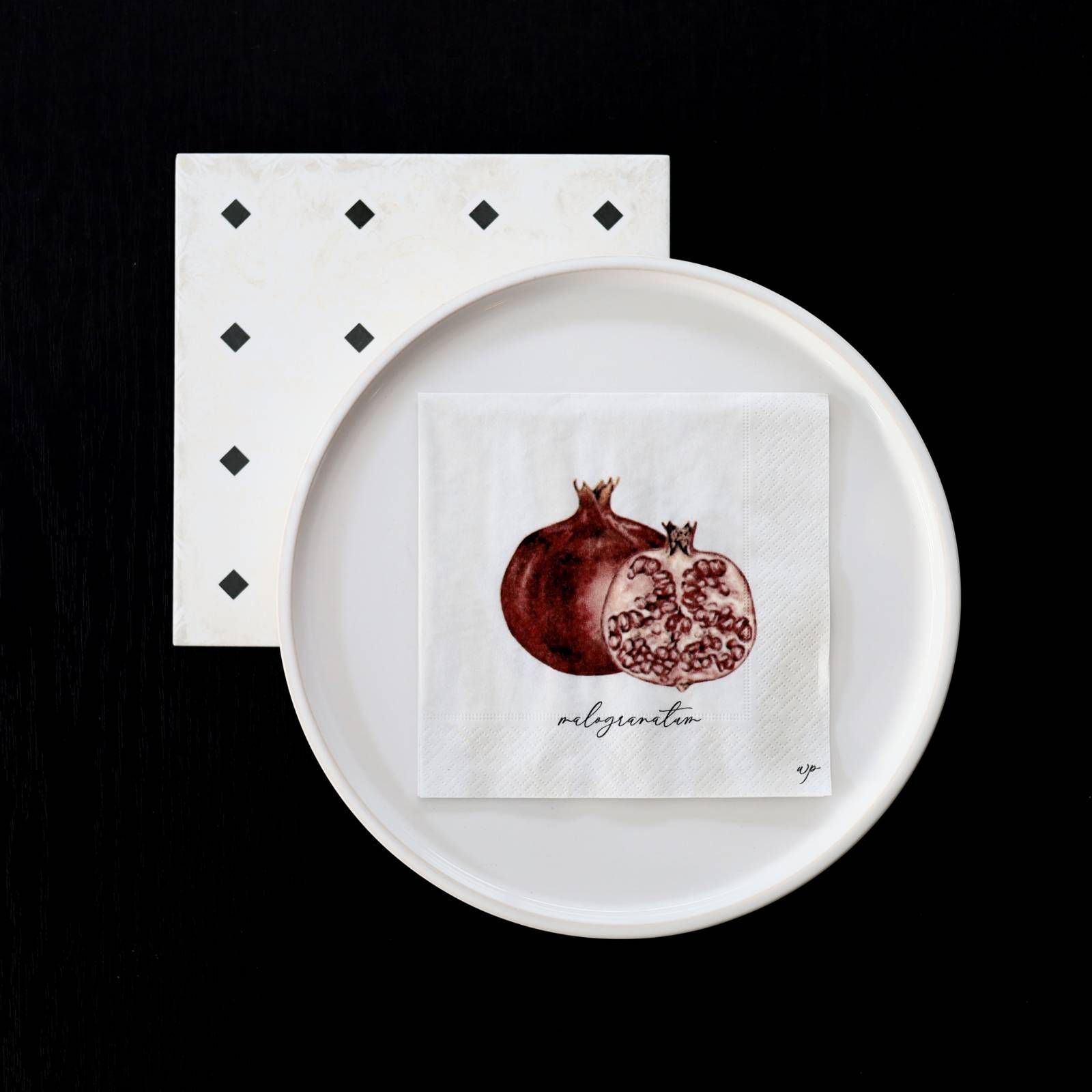 West Park Pomegranate Napkins – Cocktail