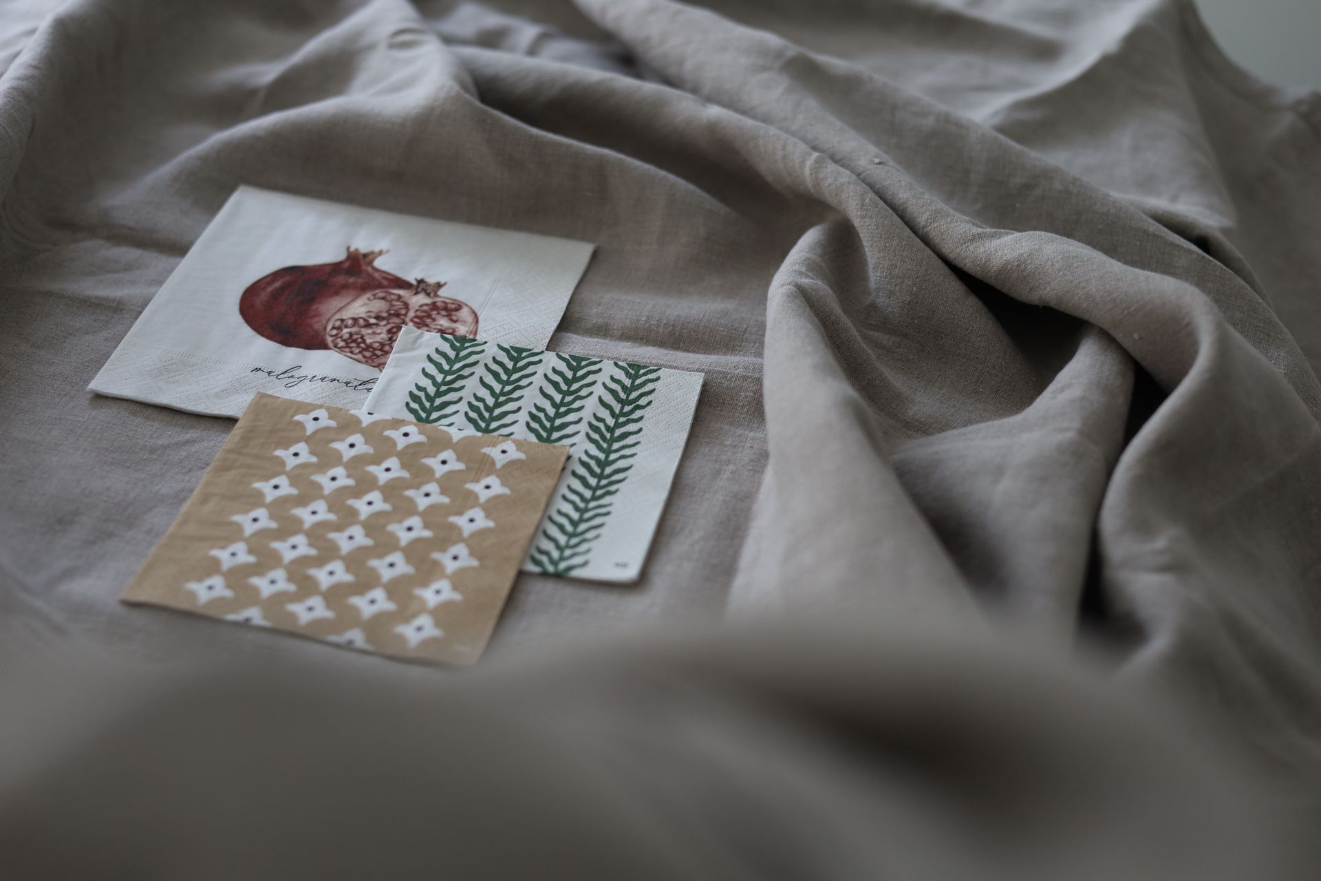 West Park Evergreen Napkins – Cocktail