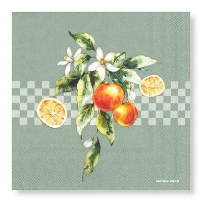 Orange Blossom Napkins – Cocktail