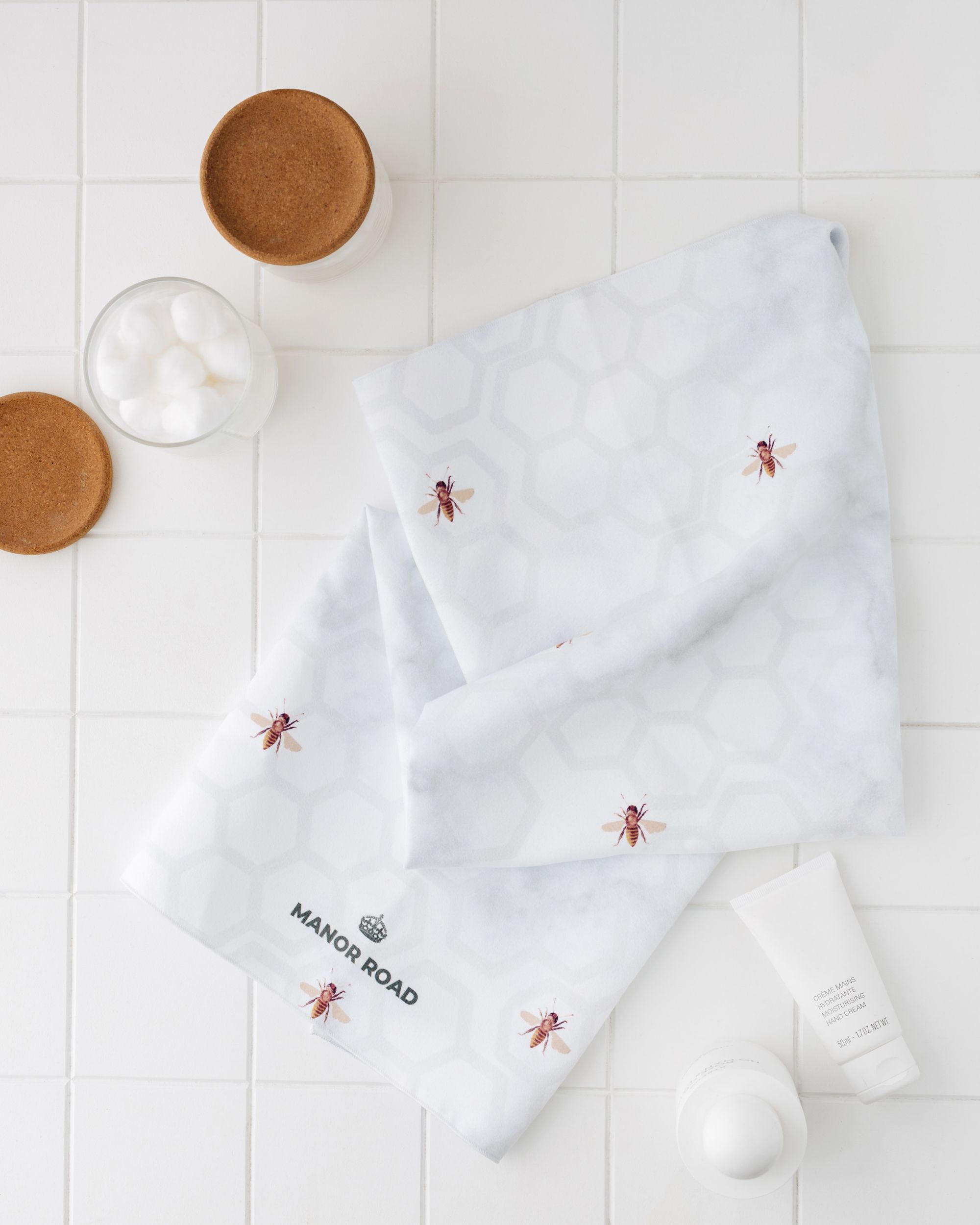 Marbled Bee - Microfibre Tea Towel