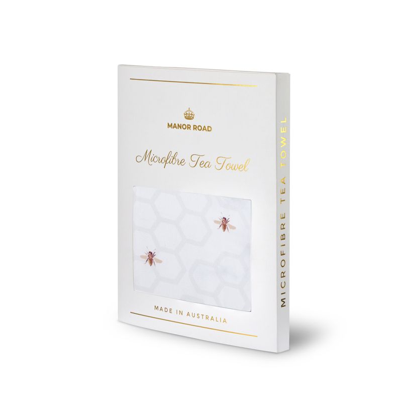 Marbled Bee - Microfibre Tea Towel