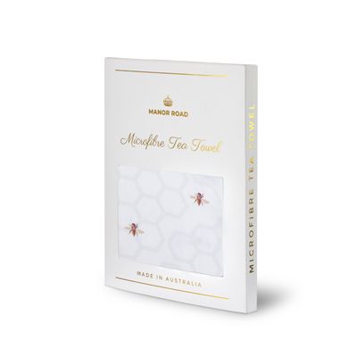 Marbled Bee - Microfibre Tea Towel