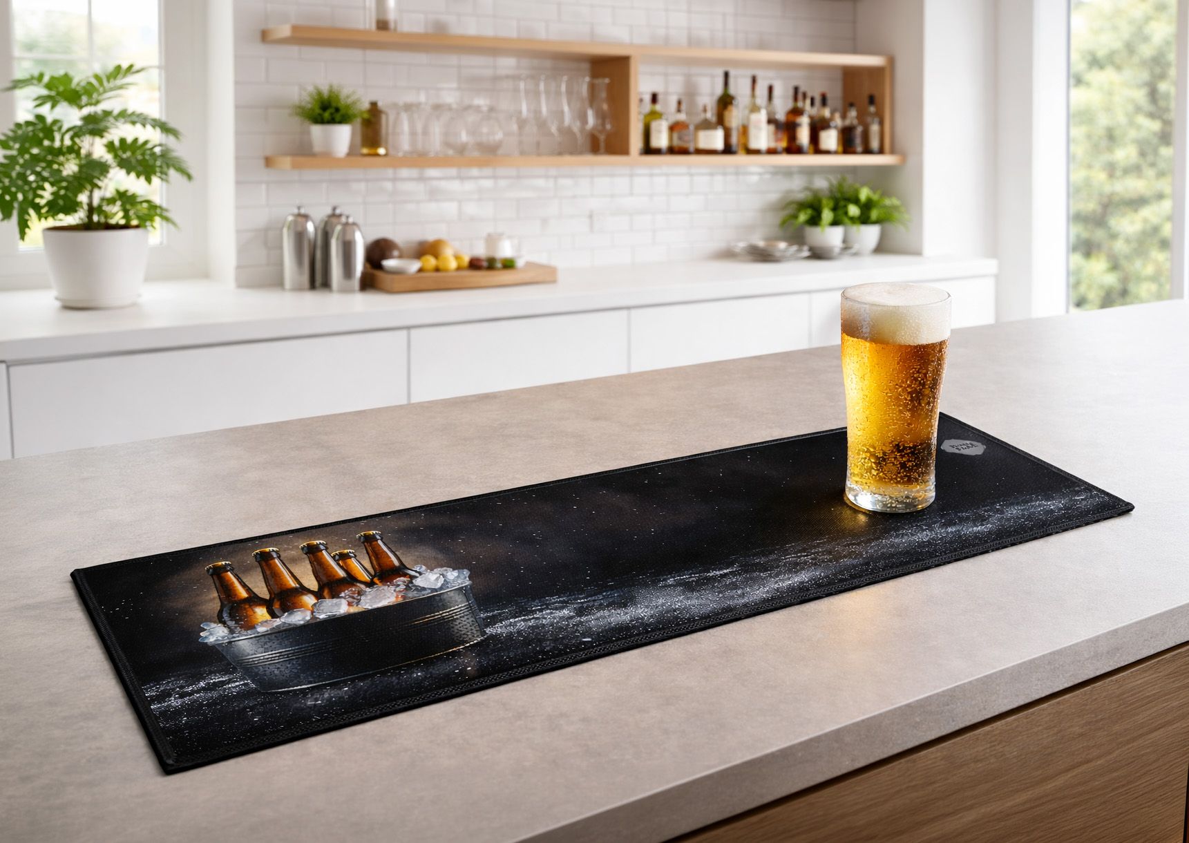 Plush Place Ice Bucket - Bar Mat Large