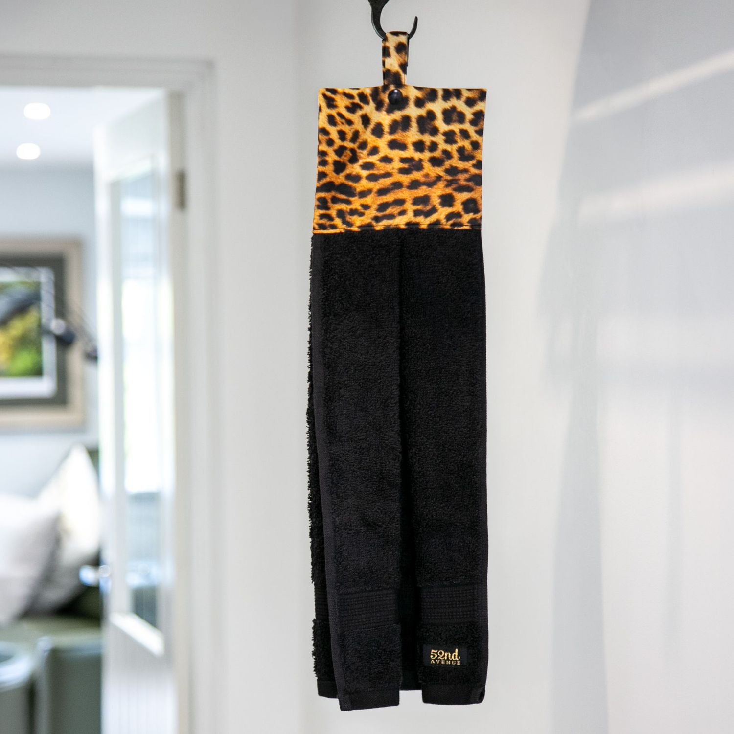 52nd Avenue Hanging Hand Towel (Leopard Print)