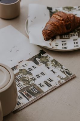 Manor Road City Life -A3 Greaseproof Papers Manor Road City Life -A3 Greaseproof Papers