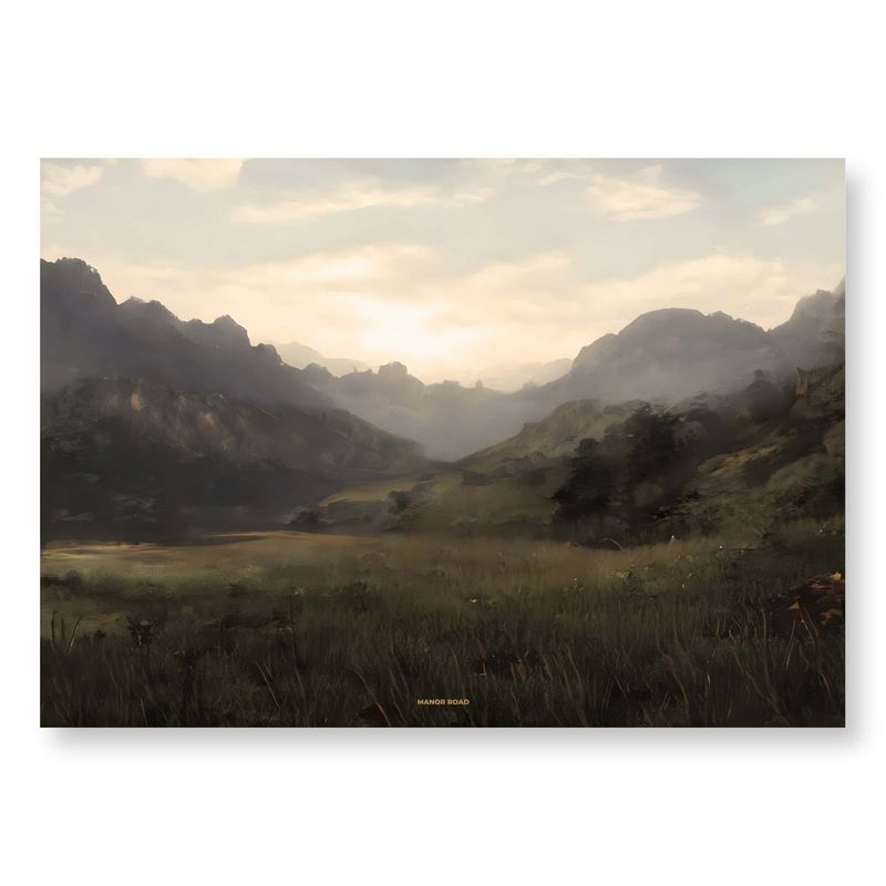 Manor Road The Landscape -A4 Greaseproof Papers