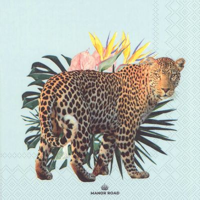 Ice Leopard Napkins – Luncheon Ice Leopard Napkins – Luncheon