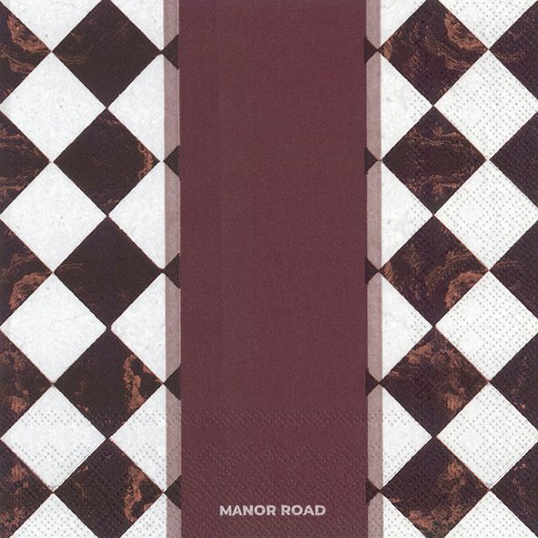 Marbled Bordeaux Napkins – Luncheon Marbled Bordeaux Napkins – Luncheon