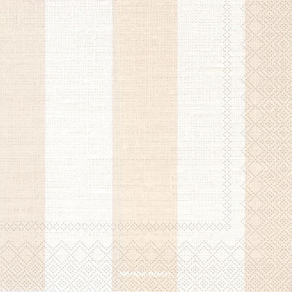 Naturals Stripe Napkins – Luncheon Naturals Stripe Napkins – Luncheon