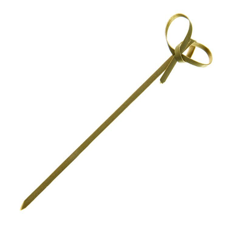 Plush Place Skewers - Natural Bow Tie