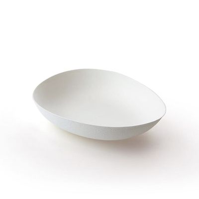 Disposable Bagasse Dished Plates 40pk