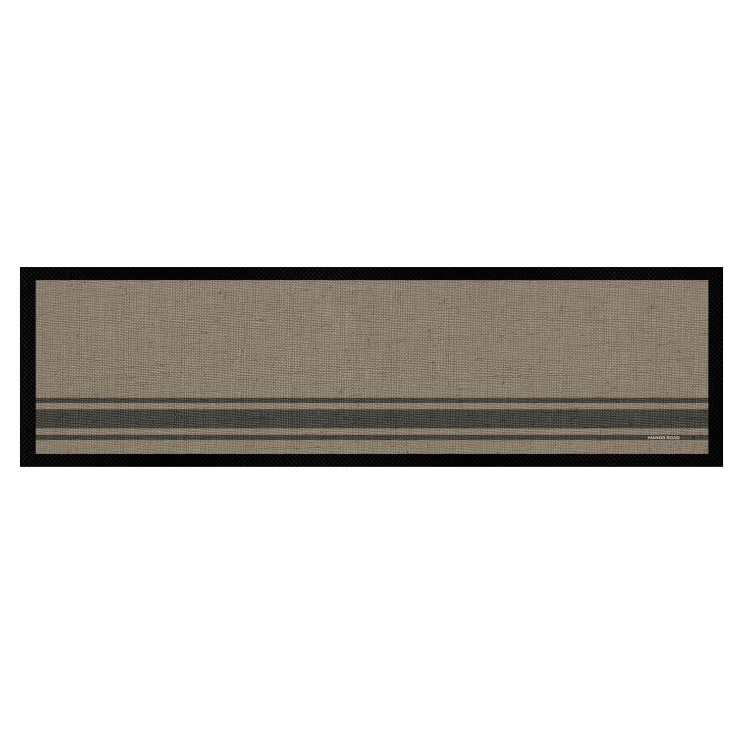 Coffee Stripe- Bar Mat Large