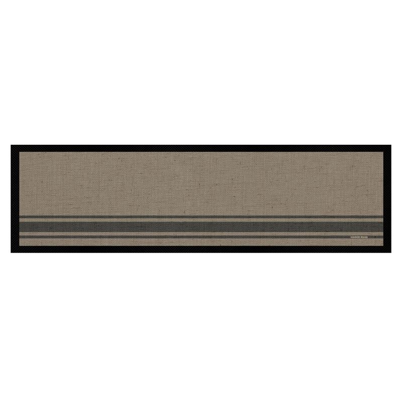 Coffee Stripe- Bar Mat Large