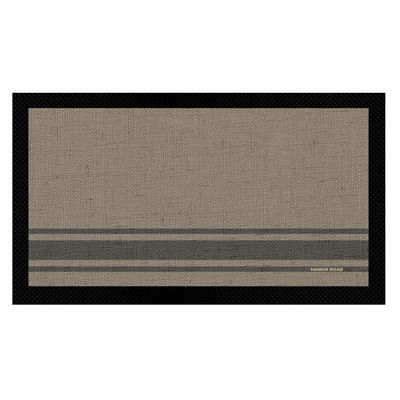 Coffee Stripe- Bar Mat Small Coffee Stripe- Bar Mat Small