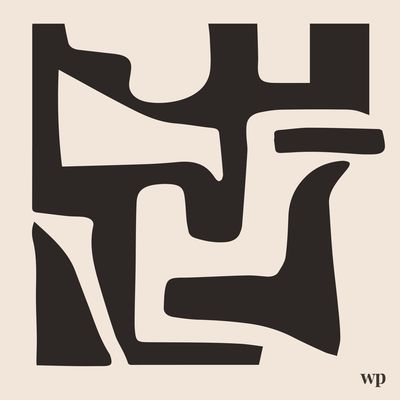 West Park Mono Abstract Napkins – Luncheon