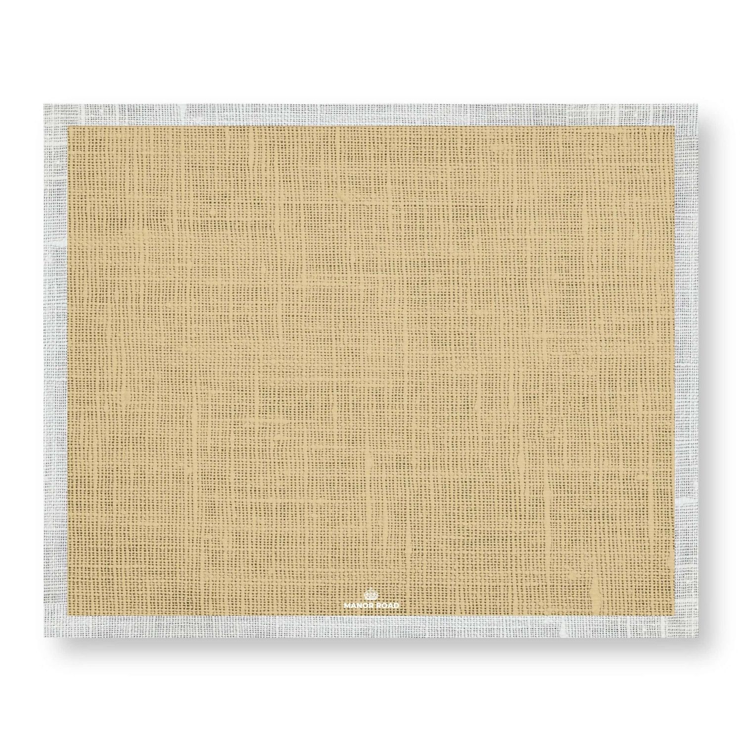 Linen Gold Tear-Off Placemat Pad Linen Gold Tear-Off Placemat Pad