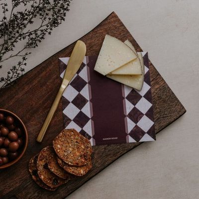 Manor Road Cheese Presentation Cards - Marbled Bordeaux Manor Road Cheese Presentation Cards - Marbled Bordeaux