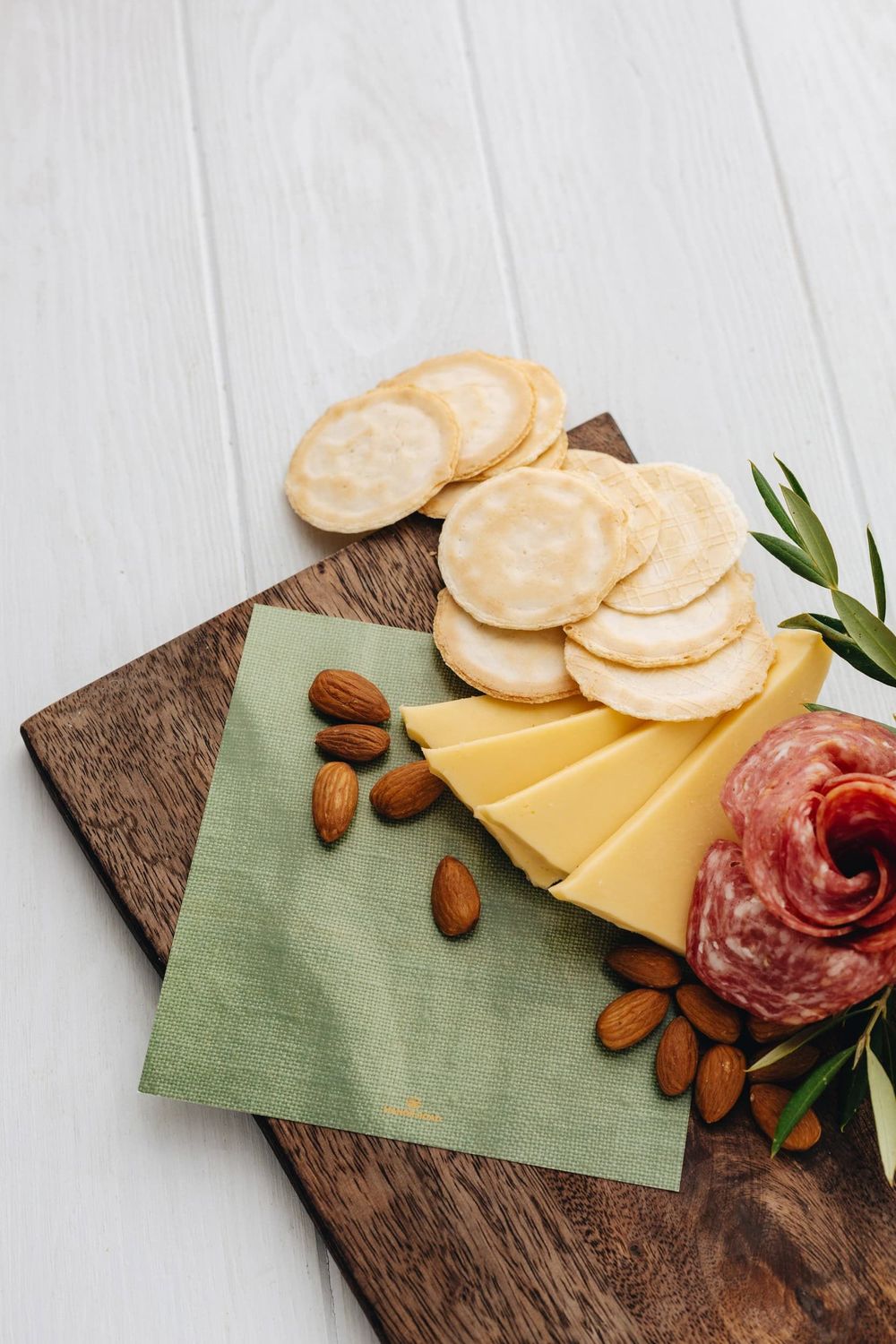 Manor Road Cheese Presentation Cards - Green Linen Manor Road Cheese Presentation Cards - Green Linen