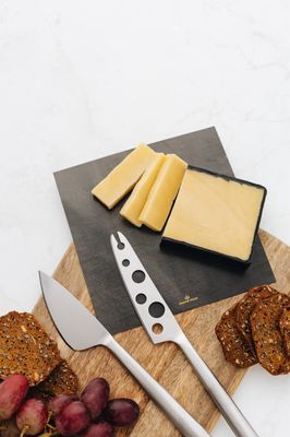 Manor Road Cheese Presentation Cards - Black Linen Manor Road Cheese Presentation Cards - Black Linen