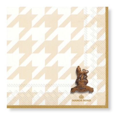 Classic Houndstooth Napkins – Dinner