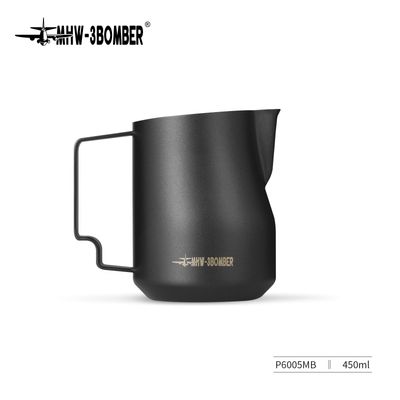 Turbo milk pitcher 450ml - Matte Black Turbo milk pitcher 450ml - Matte Black