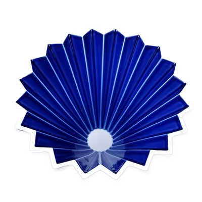 Dripper Origami – 2 Tazas - Azul